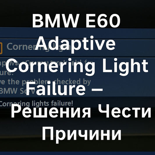 Грешка „Adaptive Cornering Light Failure“ – какво означава и как да реагираме? - Drivesafeshop