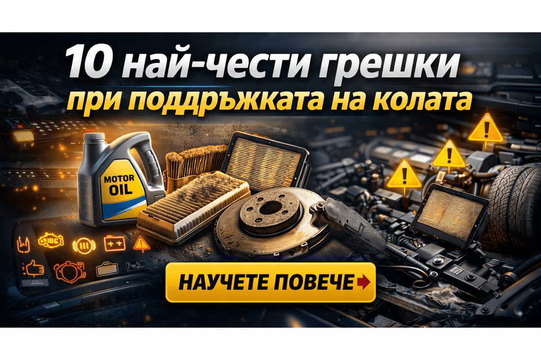 10 най-чести грешки при поддръжката на колата и как да ги избегнете - Drivesafeshop