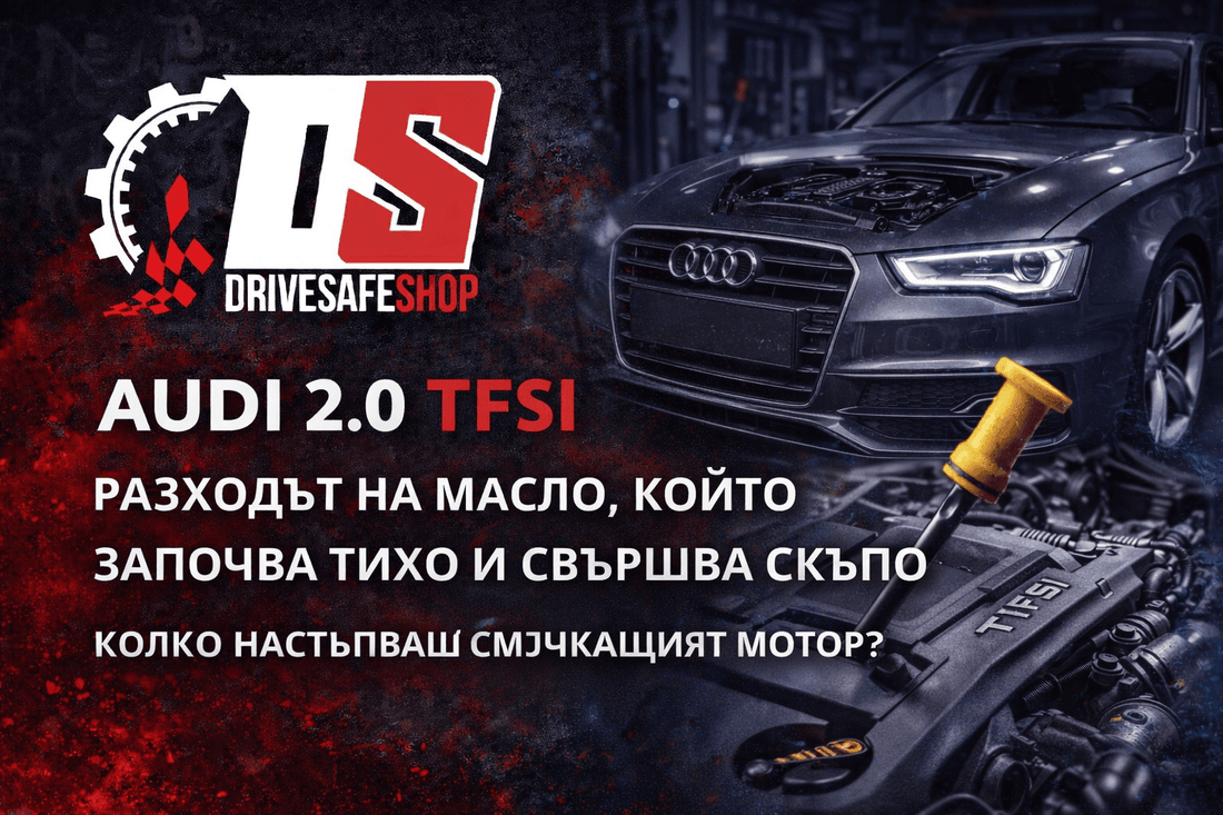 Audi 2.0 TFSI – разходът на масло, който започва тихо и свършва скъпо - Drivesafeshop