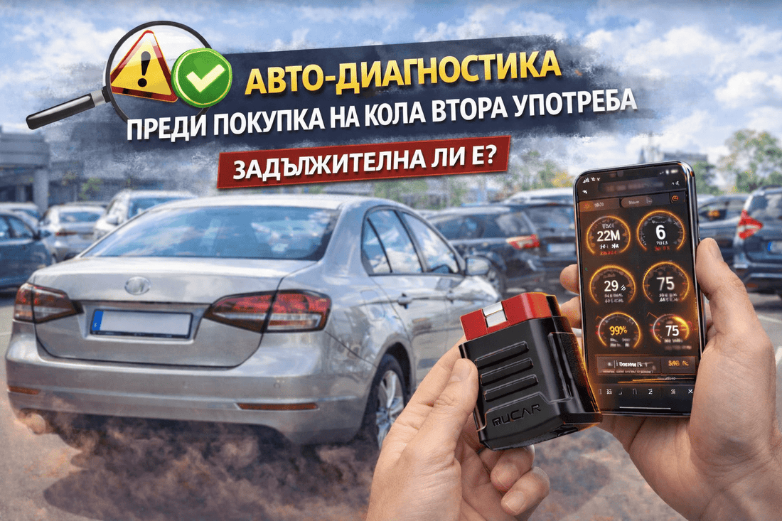 Автодиагностика преди покупка на кола втора употреба – задължителна или не? - Drivesafeshop