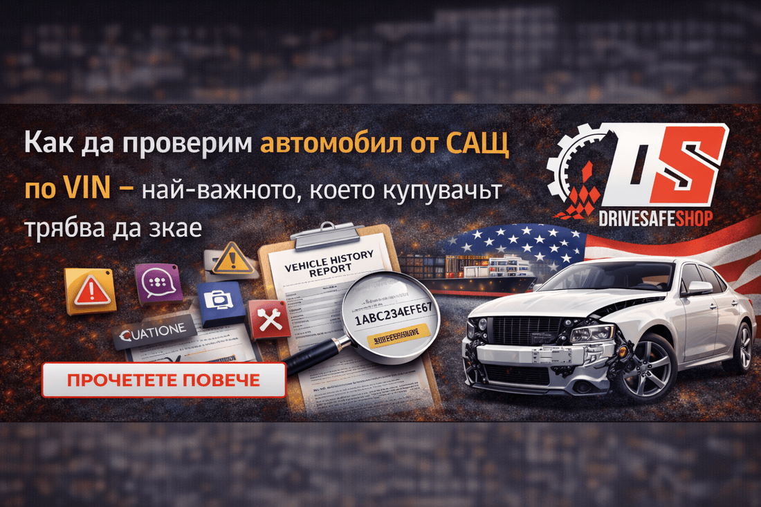Как да проверим автомобил от САЩ по VIN през 2026 година: Най-важното ръководство за купувачи - Drivesafeshop