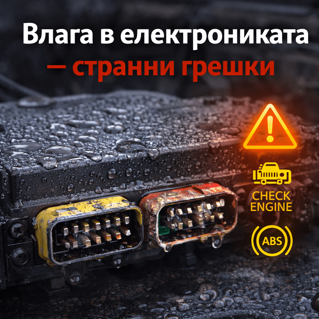 Как влагата влияе на автомобилната електроника – симптоми и решения - Drivesafeshop