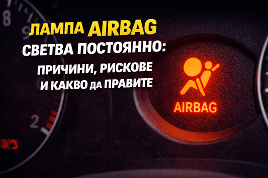 Лампа Airbag светва постоянно – причини, рискове и какво да правите - Drivesafeshop