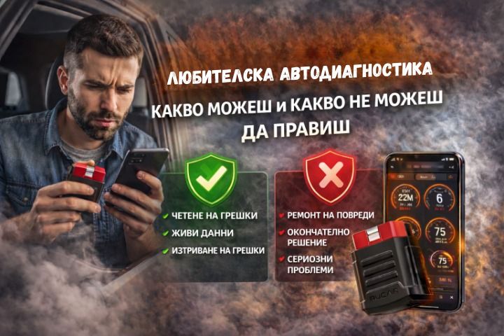 Любителска автодиагностика – какво можеш и какво не можеш да правиш - Drivesafeshop