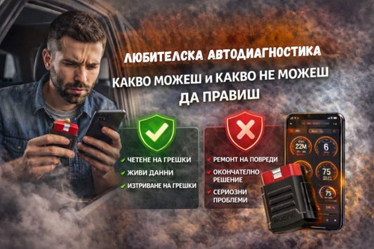 Любителска автодиагностика – какво можеш и какво не можеш да правиш - Drivesafeshop