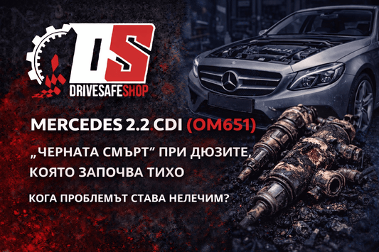 Mercedes 2.2 CDI (OM651) – „черната смърт“ при дюзите, която започва тихо - Drivesafeshop