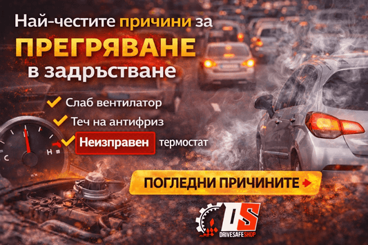 🔥 Най-честите причини за прегряване в задръстване (и как да ги отстраниш) - Drivesafeshop