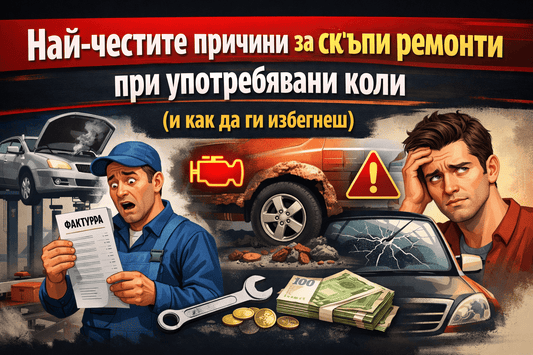 💸 Най-честите причини за скъпи ремонти при употребявани коли (и как да ги избегнеш) - Drivesafeshop