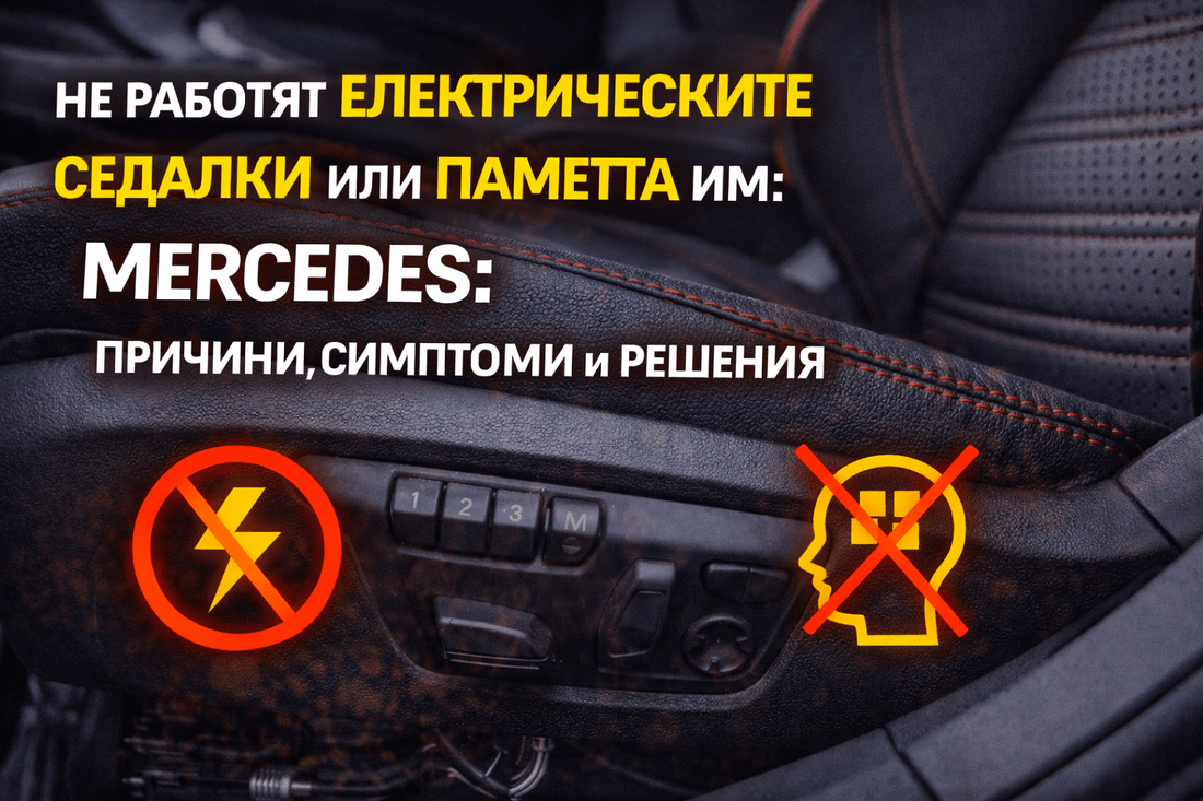 Не работят електрическите седалки или паметта им – Mercedes - Drivesafeshop