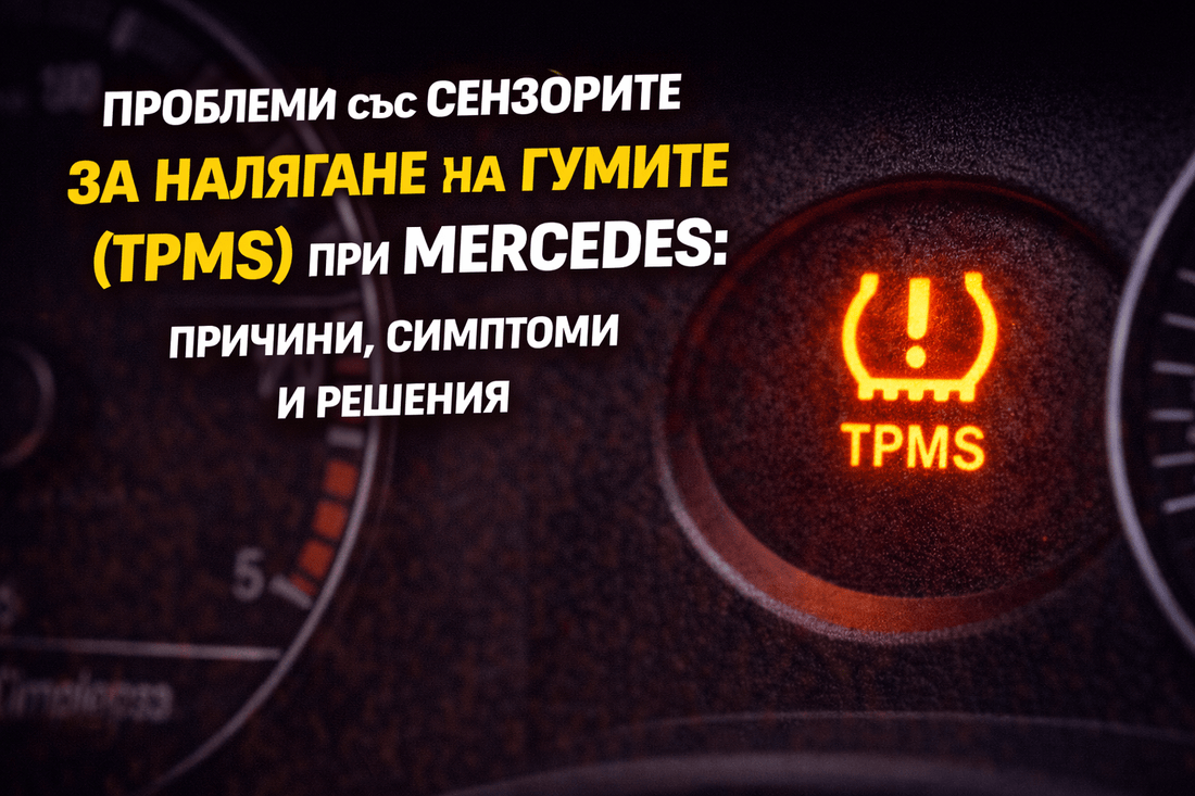Проблеми със сензорите за налягане на гумите (TPMS) при Mercedes – причини, симптоми и решения - Drivesafeshop