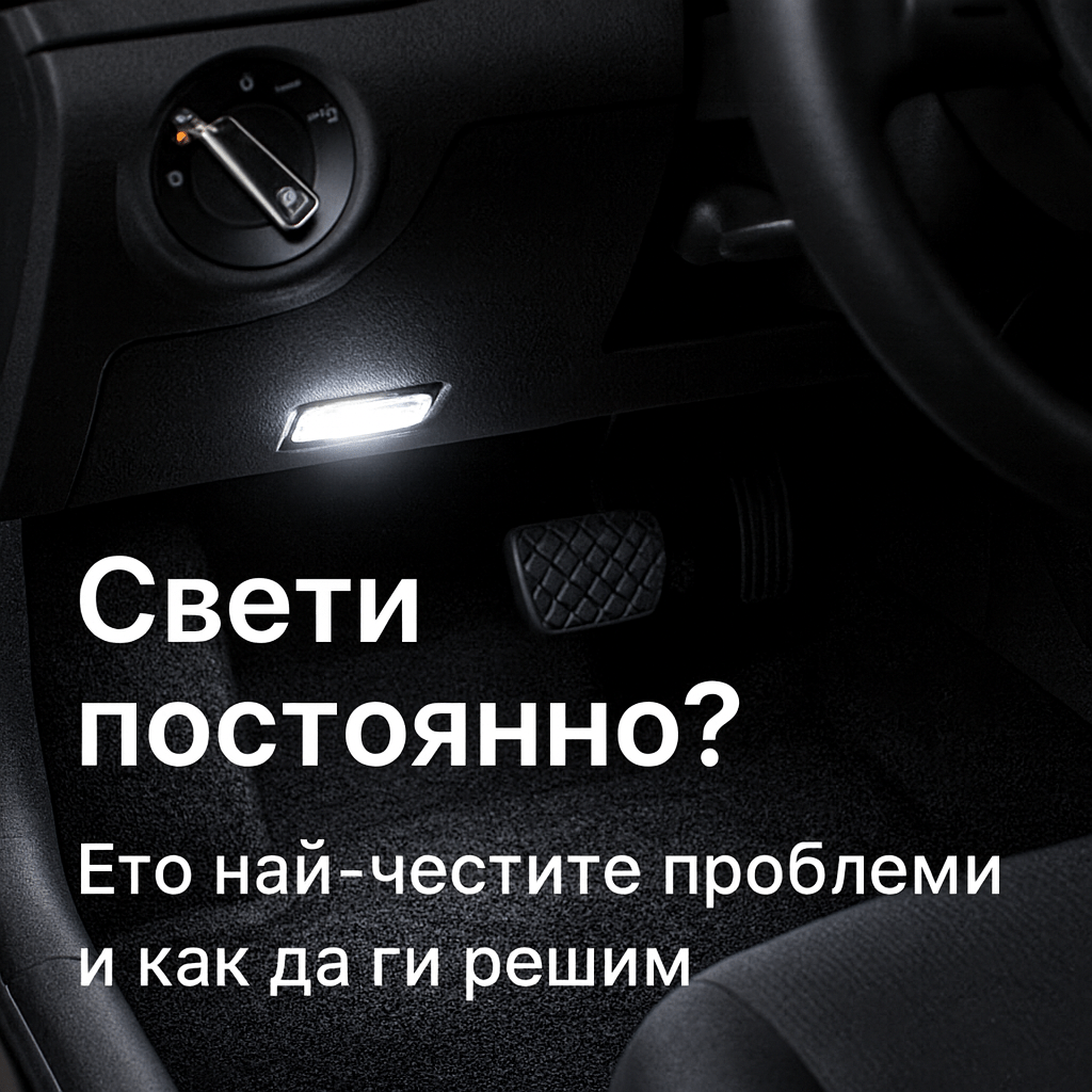 Сменихте крушките в салона с LED, но плафоните в краката не изгасват? Ето какво се случва и как да го оправите - Drivesafeshop